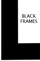 Alphabet Country - Black Wooden Frames